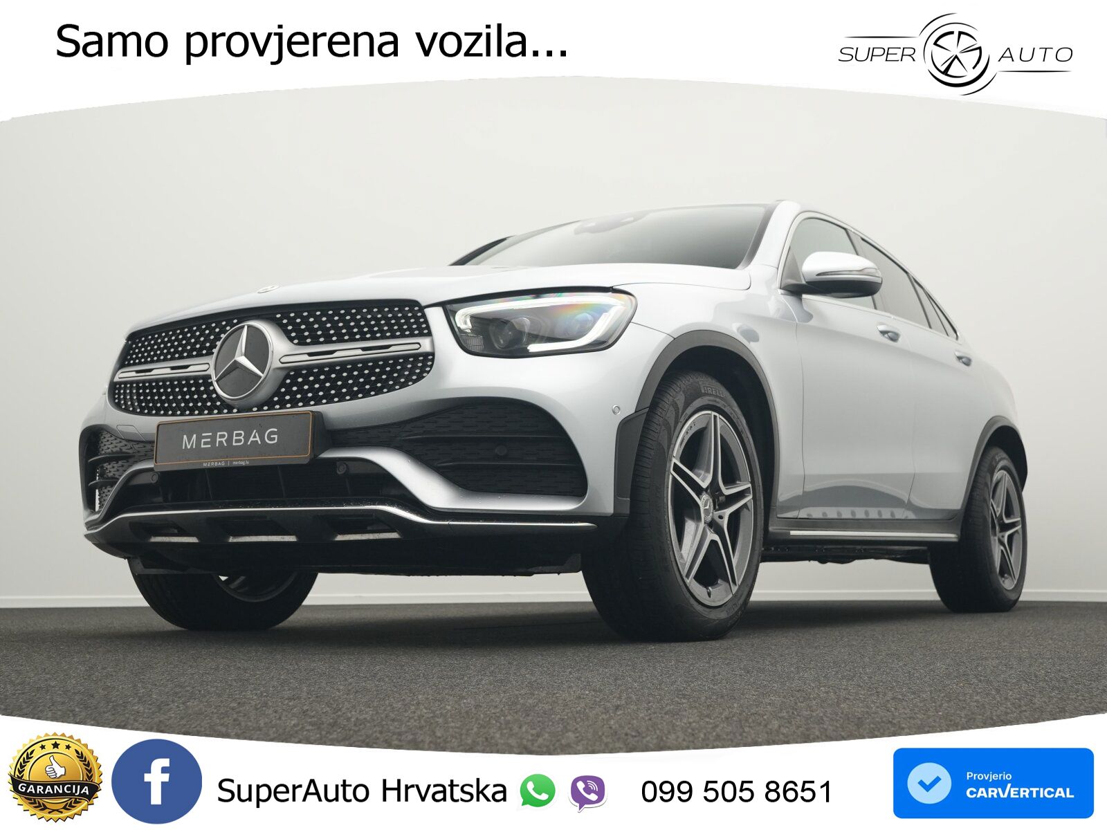 Mercedes GLC Coupe 200d (163 KS) 4MATIC G-TRONIC AMG LED+GR SJED+ACC