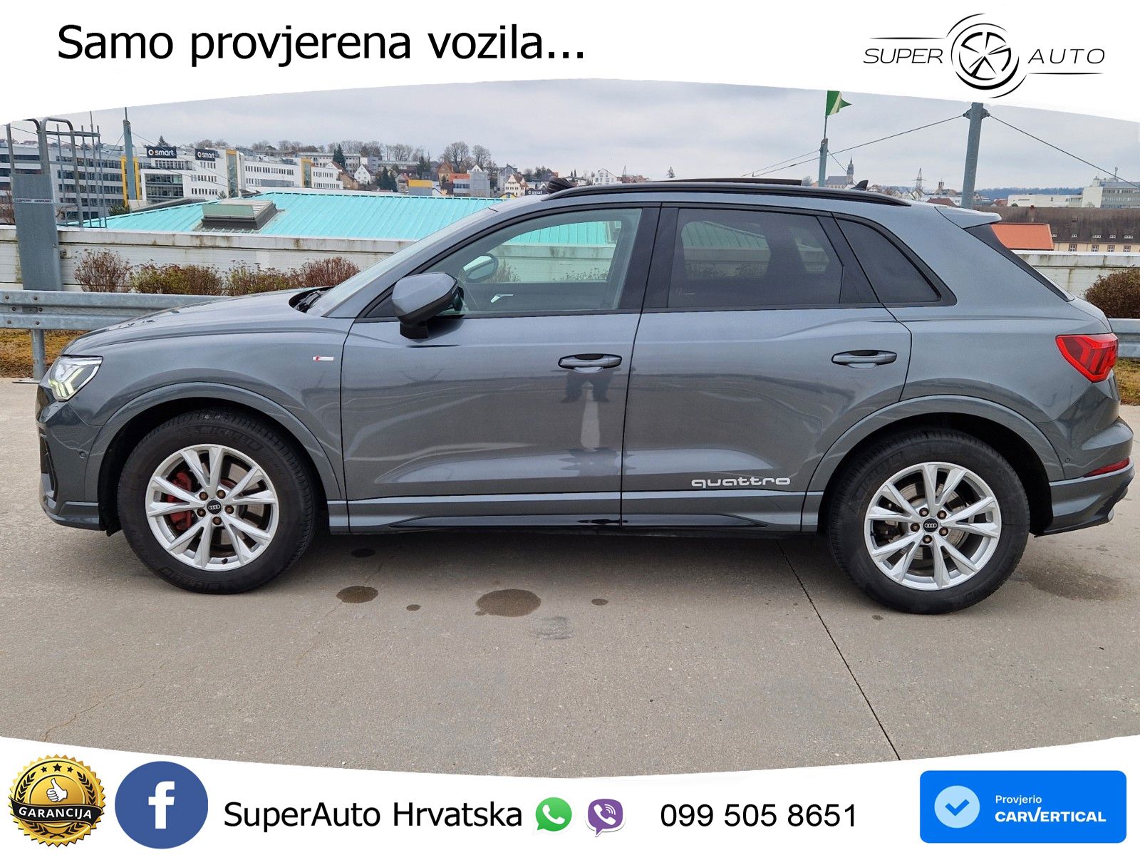 Audi Q3 40 TDI (200 KS) quattro S tronic S line MATRIX+GR SJED+KAM
