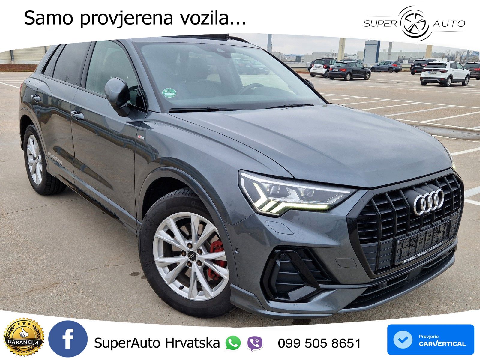 Audi Q3 40 TDI (200 KS) quattro S tronic S line MATRIX+GR SJED+KAM
