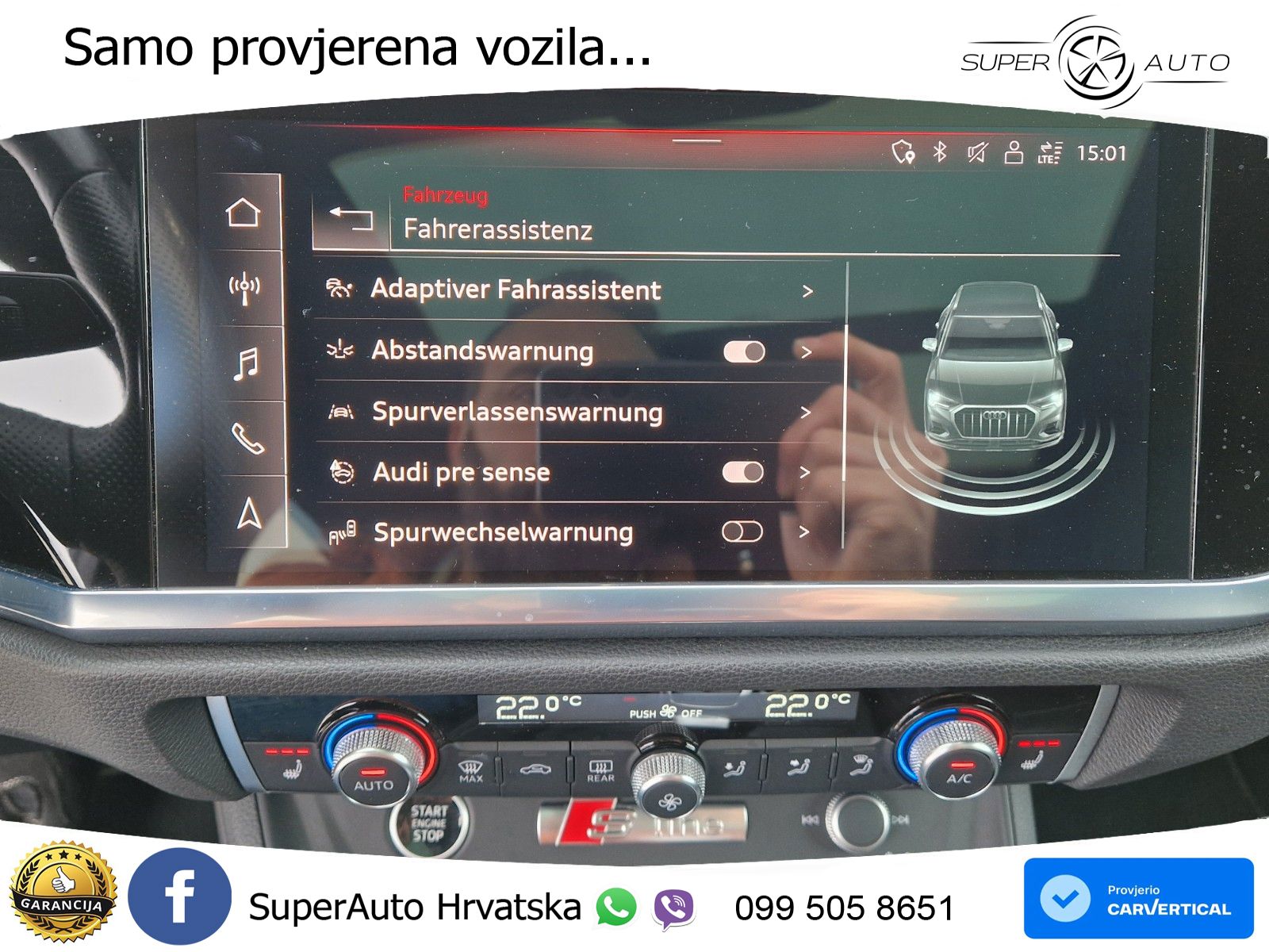 Audi Q3 40 TDI (200 KS) quattro S tronic S line MATRIX+GR SJED+KAM