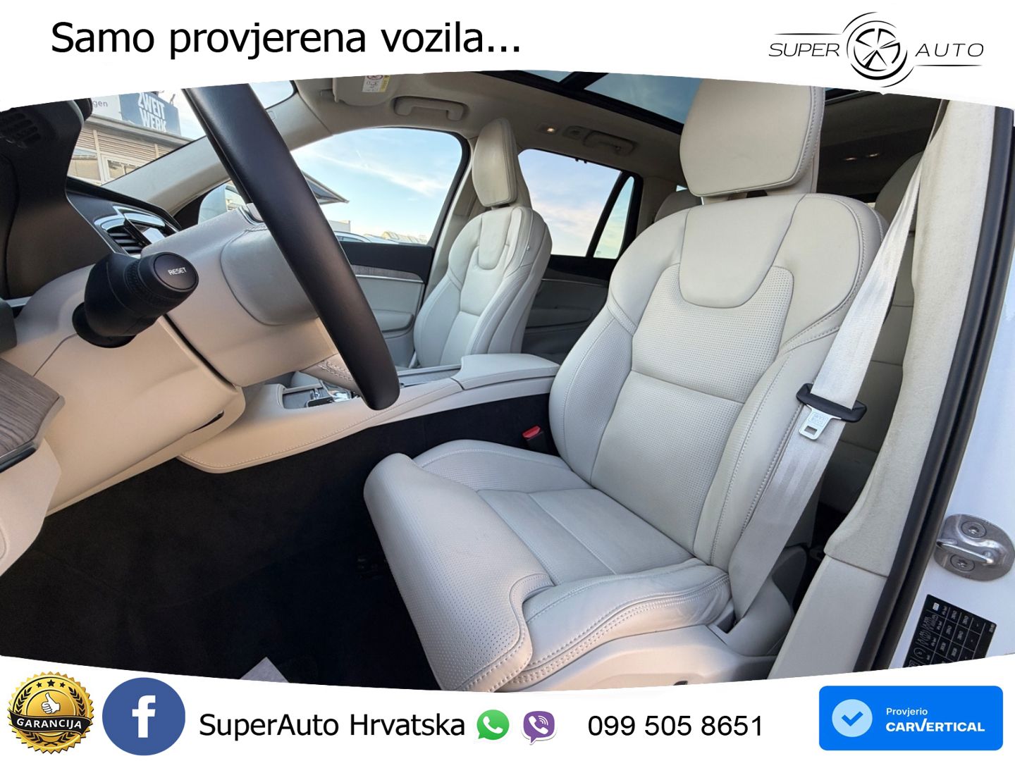Volvo XC90 2.0 T8 AWD Automatic ZRAČNI+ACC+GR SJED+KAM+PANO