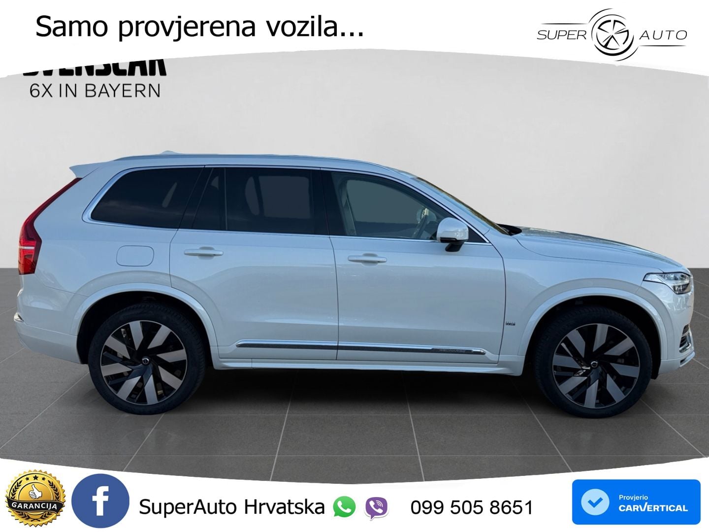 Volvo XC90 2.0 T8 AWD Automatic ZRAČNI+ACC+GR SJED+KAM+PANO
