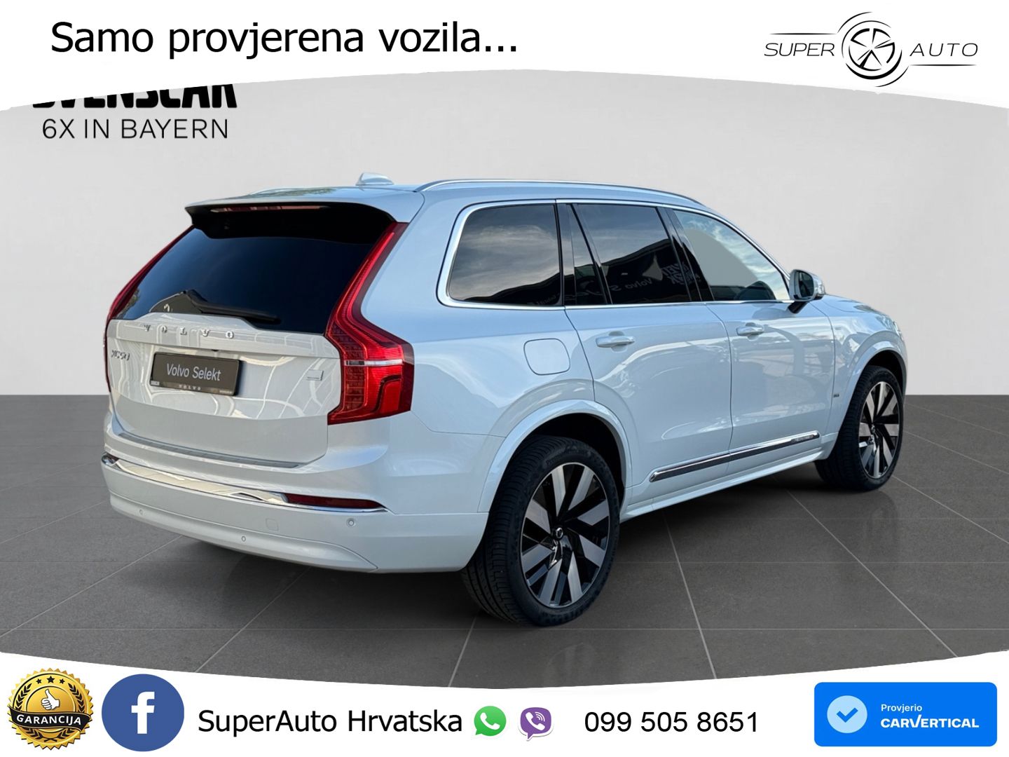 Volvo XC90 2.0 T8 AWD Automatic ZRAČNI+ACC+GR SJED+KAM+PANO