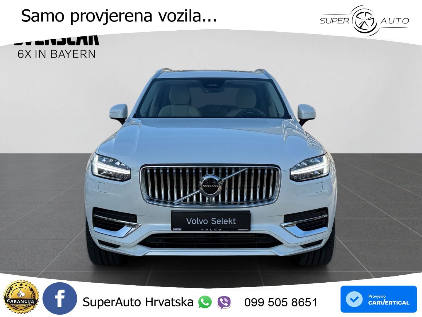 Volvo XC90 2.0 T8 AWD Automatic ZRAČNI+ACC+GR SJED+KAM+PANO