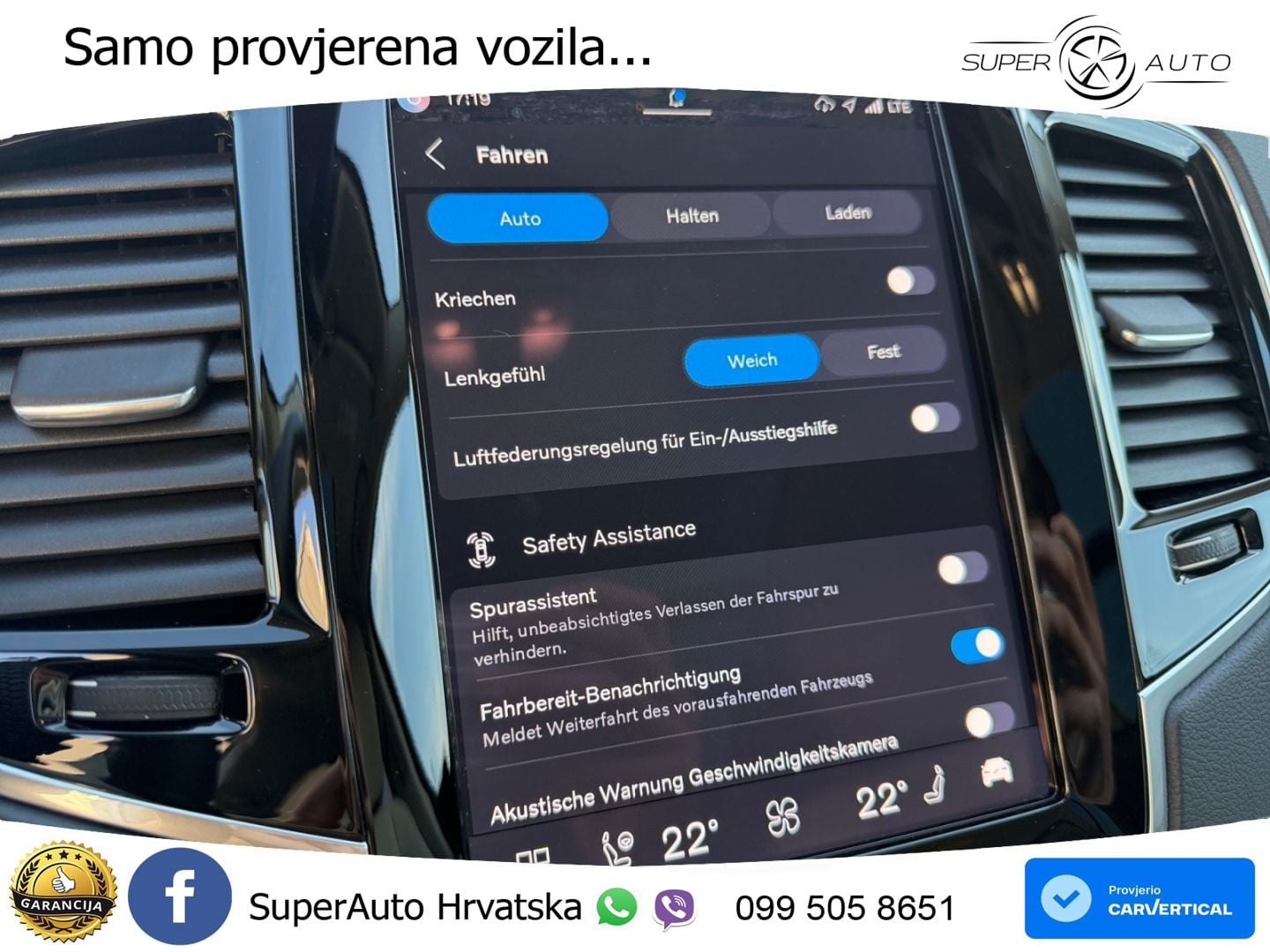 Volvo XC90 2.0 T8 AWD Automatic ZRAČNI+ACC+GR SJED+KAM+PANO
