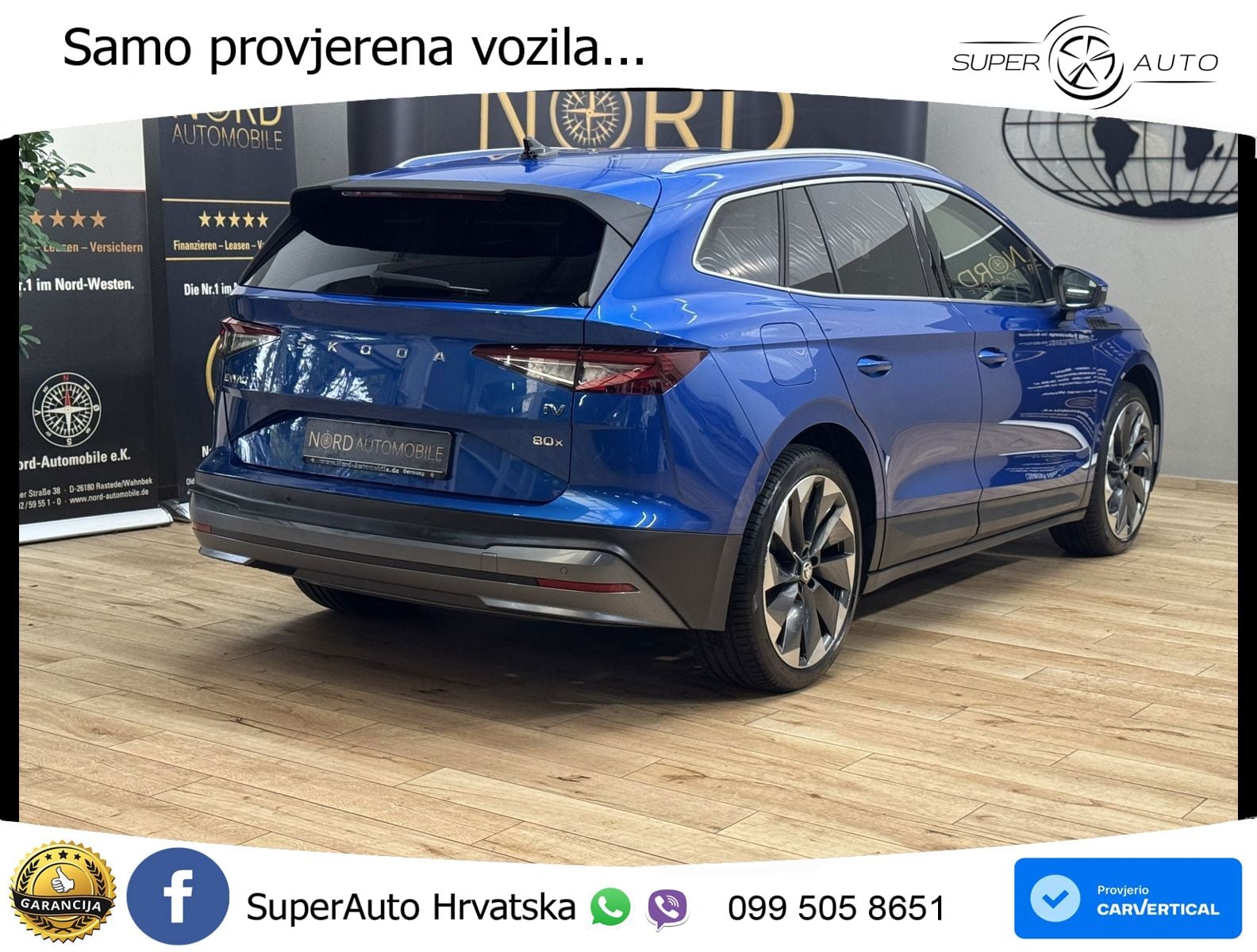 Škoda Enyaq iV 80x 82 kWh (265 KS) AWD MATRIX+GR SJED+KAM