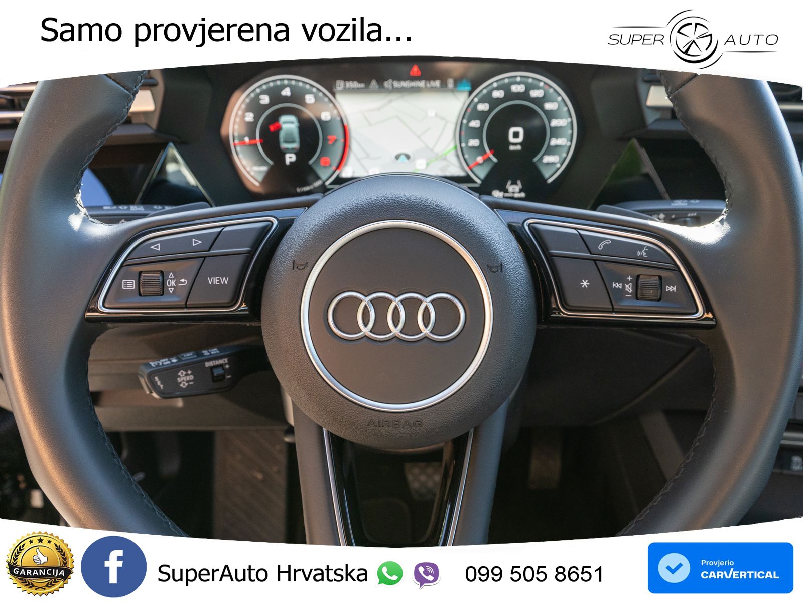 Audi A3 Limuzina 35 TFSI (150 KS) S tronic advanced LED+GR SJED+ACC