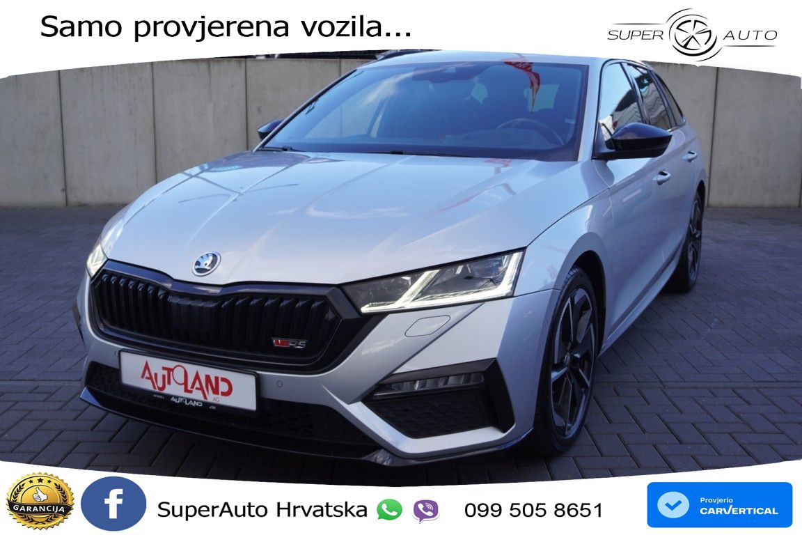 Škoda Octavia Combi RS 2.0 TSI (245 KS) DSG LED+GR SJED+ACC