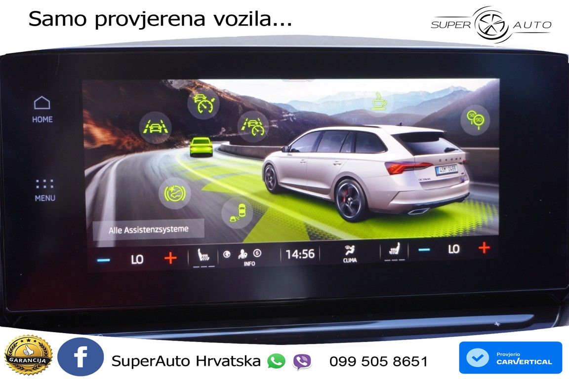 Škoda Octavia Combi RS 2.0 TSI (245 KS) DSG LED+GR SJED+ACC