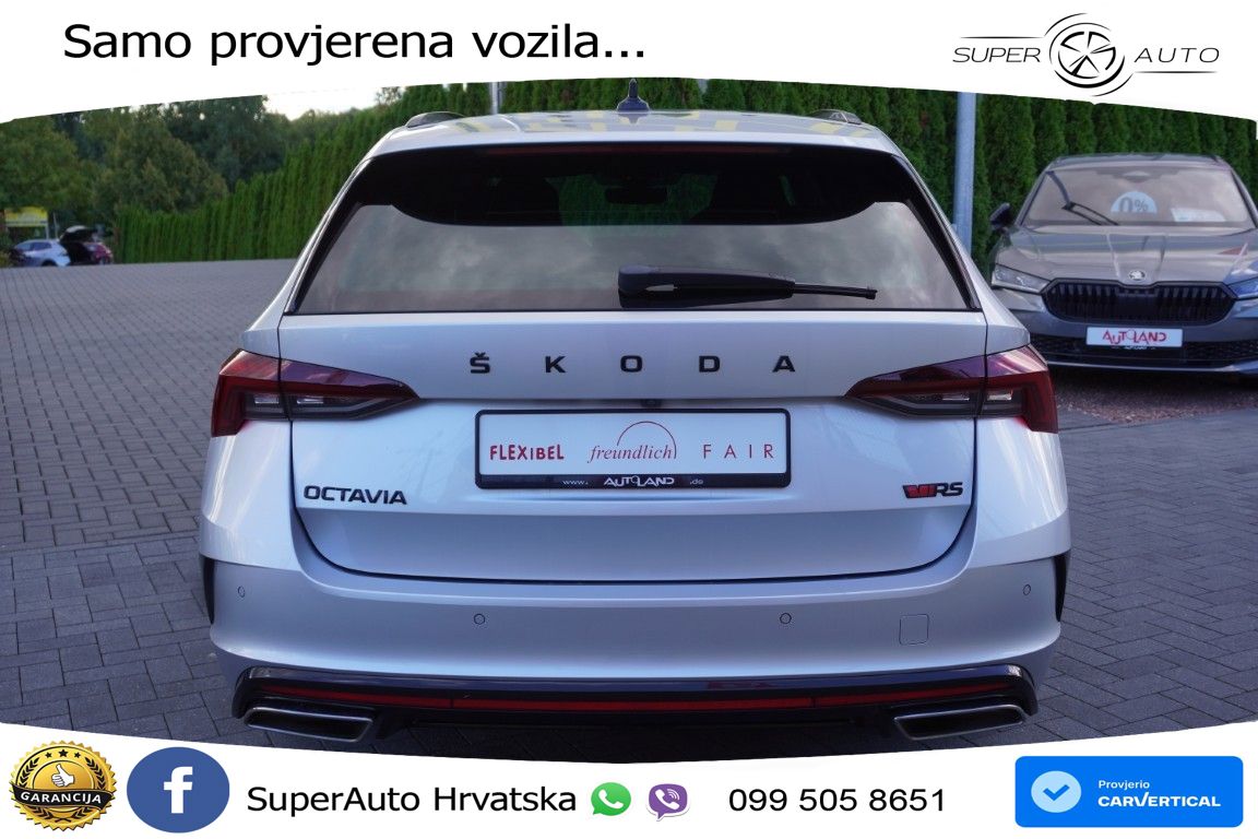 Škoda Octavia Combi RS 2.0 TSI (245 KS) DSG LED+GR SJED+ACC