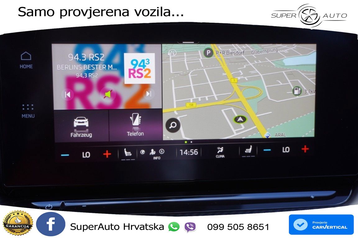 Škoda Octavia Combi RS 2.0 TSI (245 KS) DSG LED+GR SJED+ACC