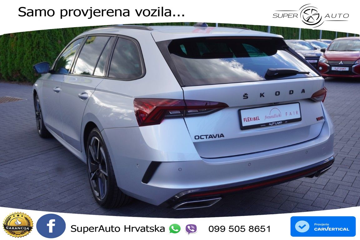 Škoda Octavia Combi RS 2.0 TSI (245 KS) DSG LED+GR SJED+ACC
