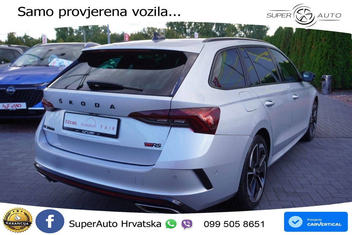 Škoda Octavia Combi RS 2.0 TSI (245 KS) DSG LED+GR SJED+ACC