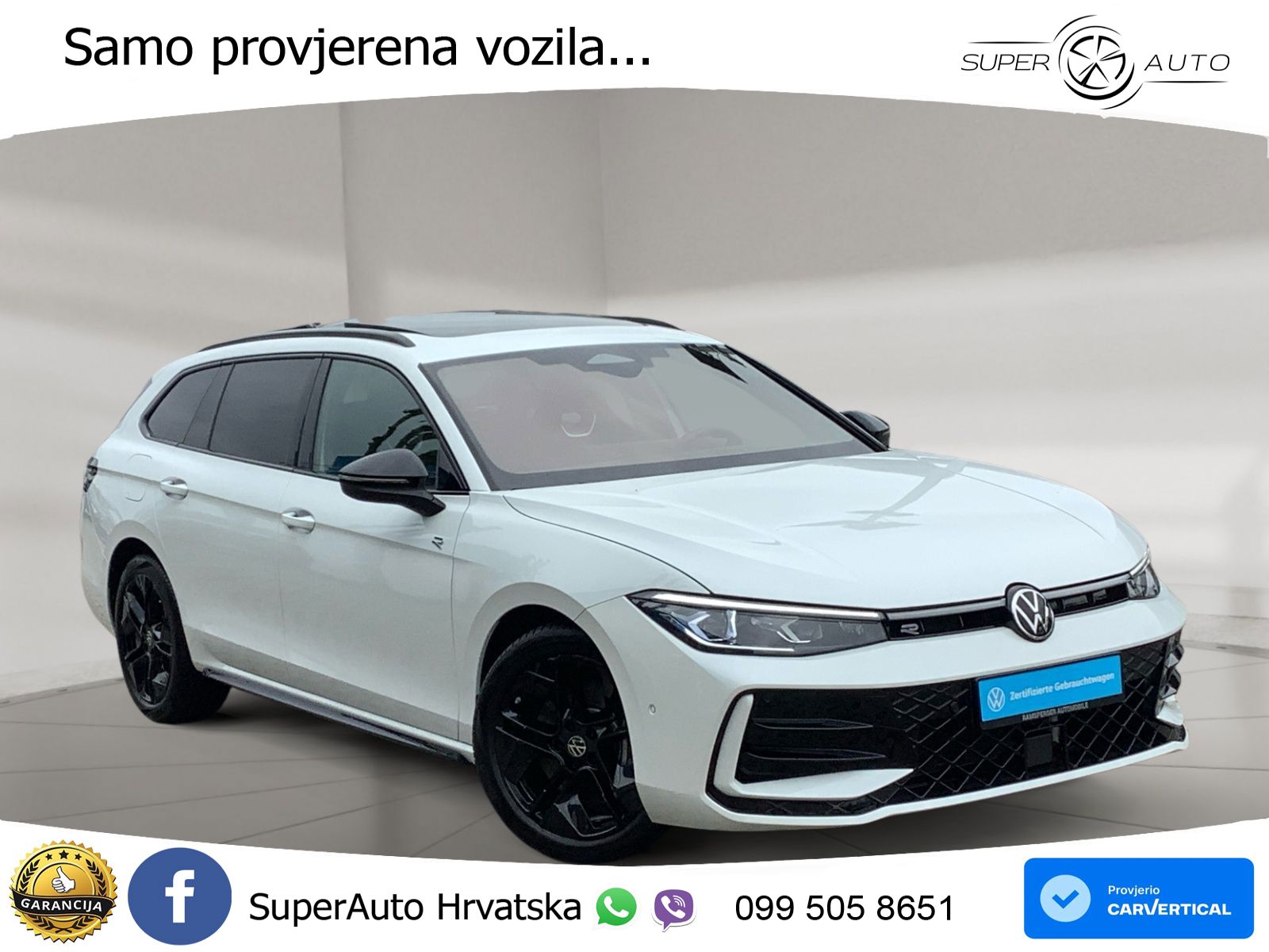 Volkswagen Passat Variant 2.0 TSI (265 KS) 4MOTION DSG R-Line LED+GR SJED+ACC