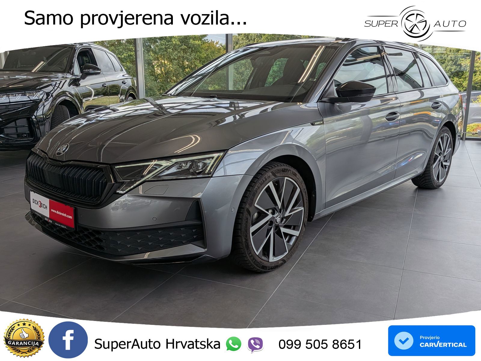 Škoda Octavia Combi 1.5 TSI (150 KS) DSG SportLine LED+GR SJED+ACC