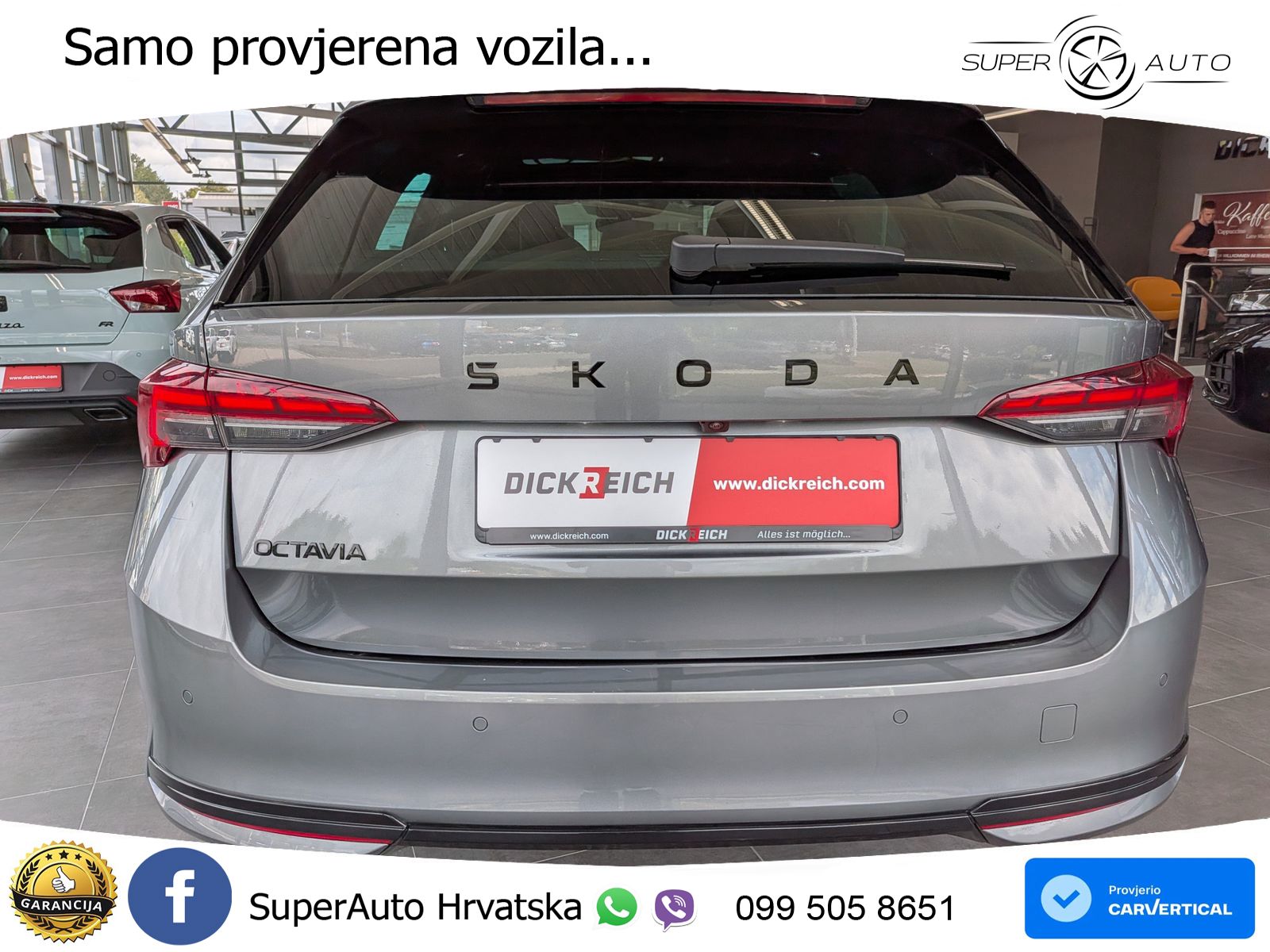 Škoda Octavia Combi 1.5 TSI (150 KS) DSG SportLine LED+GR SJED+ACC