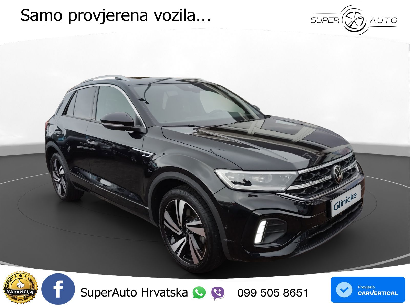 Volkswagen T-Roc 2.0 TSI (190 KS) 4M DSG R-Line LED+GR SJED+ACC