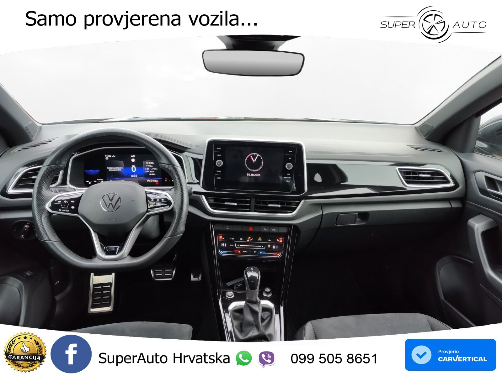 Volkswagen T-Roc 2.0 TSI (190 KS) 4M DSG R-Line LED+GR SJED+ACC