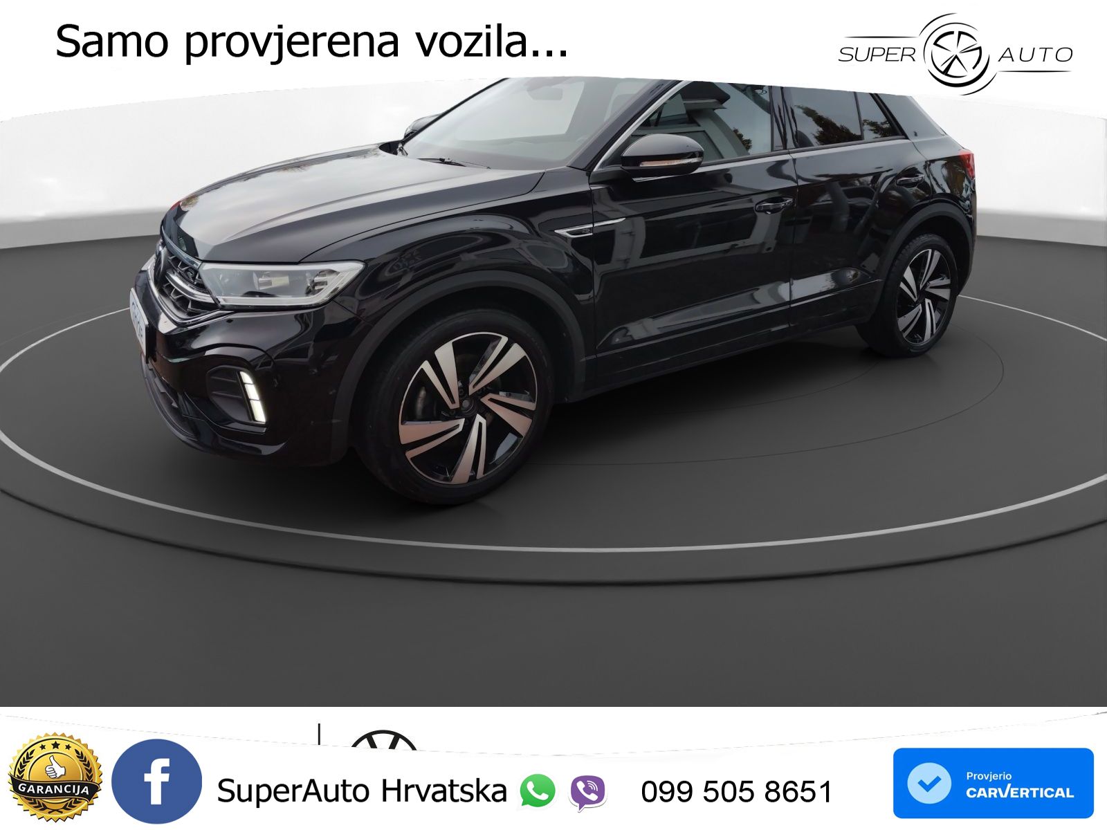 Volkswagen T-Roc 2.0 TSI (190 KS) 4M DSG R-Line LED+GR SJED+ACC