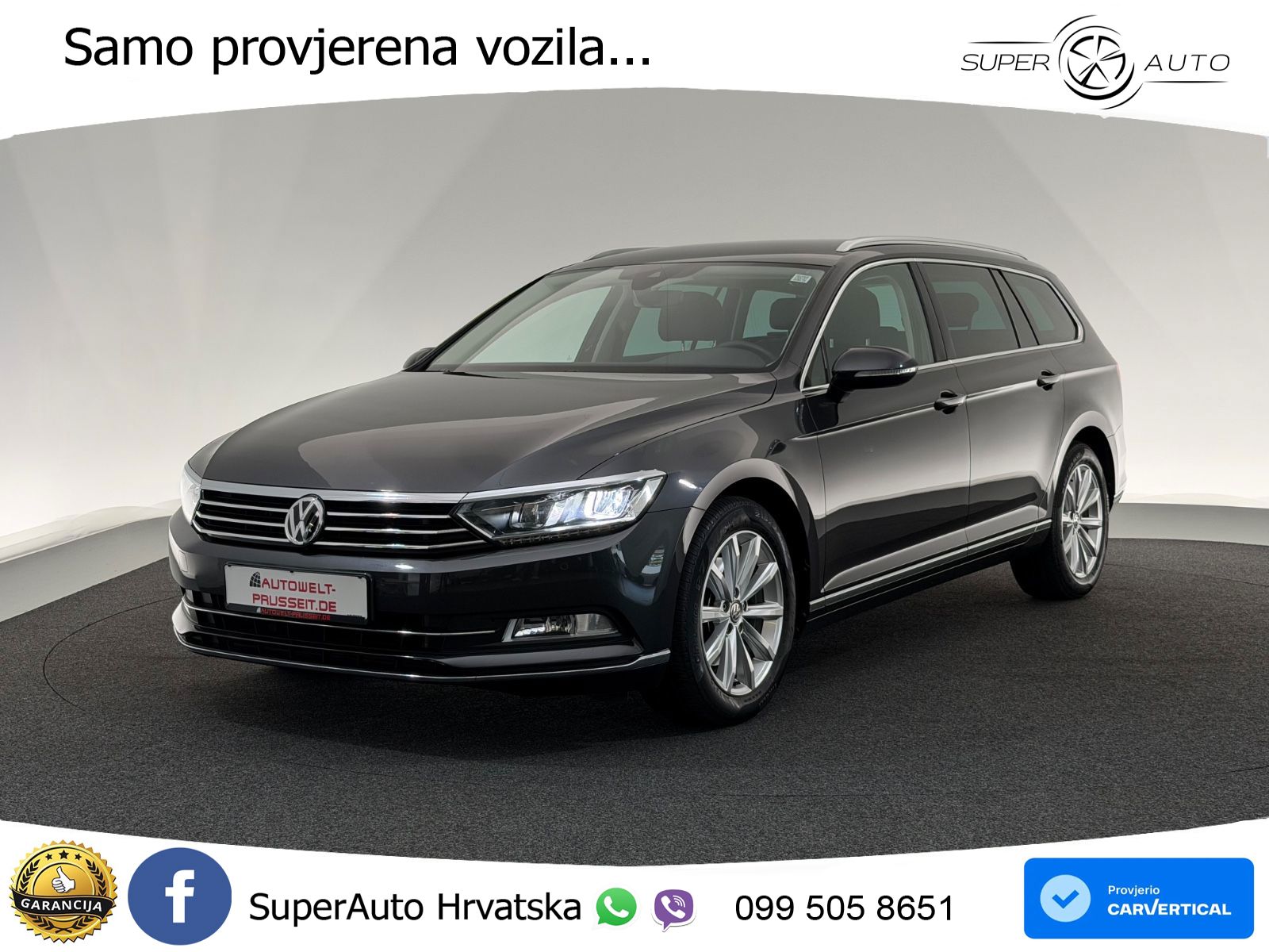 Volkswagen Passat Variant 2.0 TDI (190 KS) DSG Highline LED+GR SJED+ACC