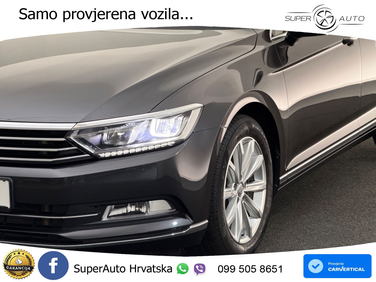 Volkswagen Passat Variant 2.0 TDI (190 KS) DSG Highline LED+GR SJED+ACC