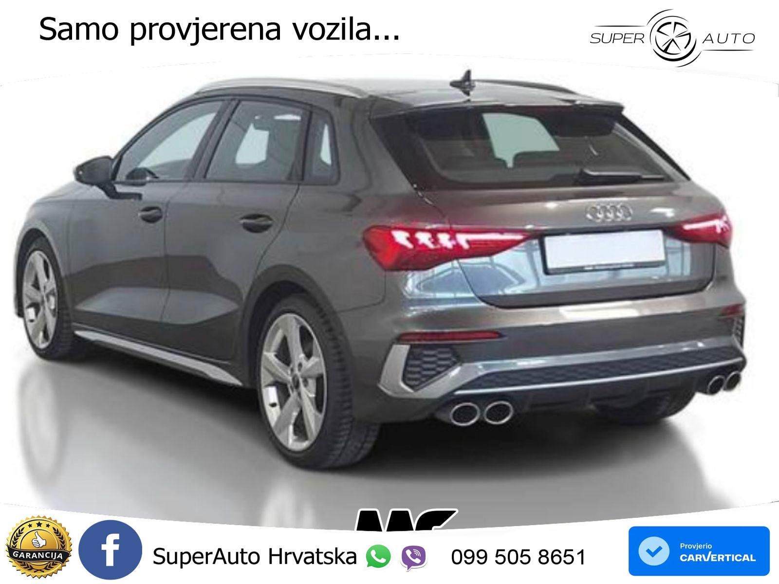 Audi S3 2.0 TFSI (310 KS) quattro S tronic LED+GR SJED+ACC