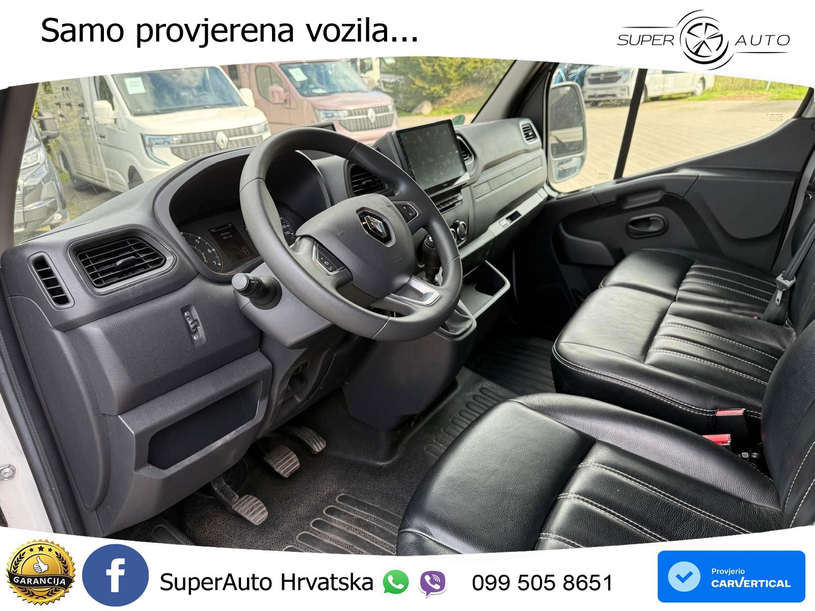 Renault Master STX 3 Sitzer  Haras / Hengste 163 KS