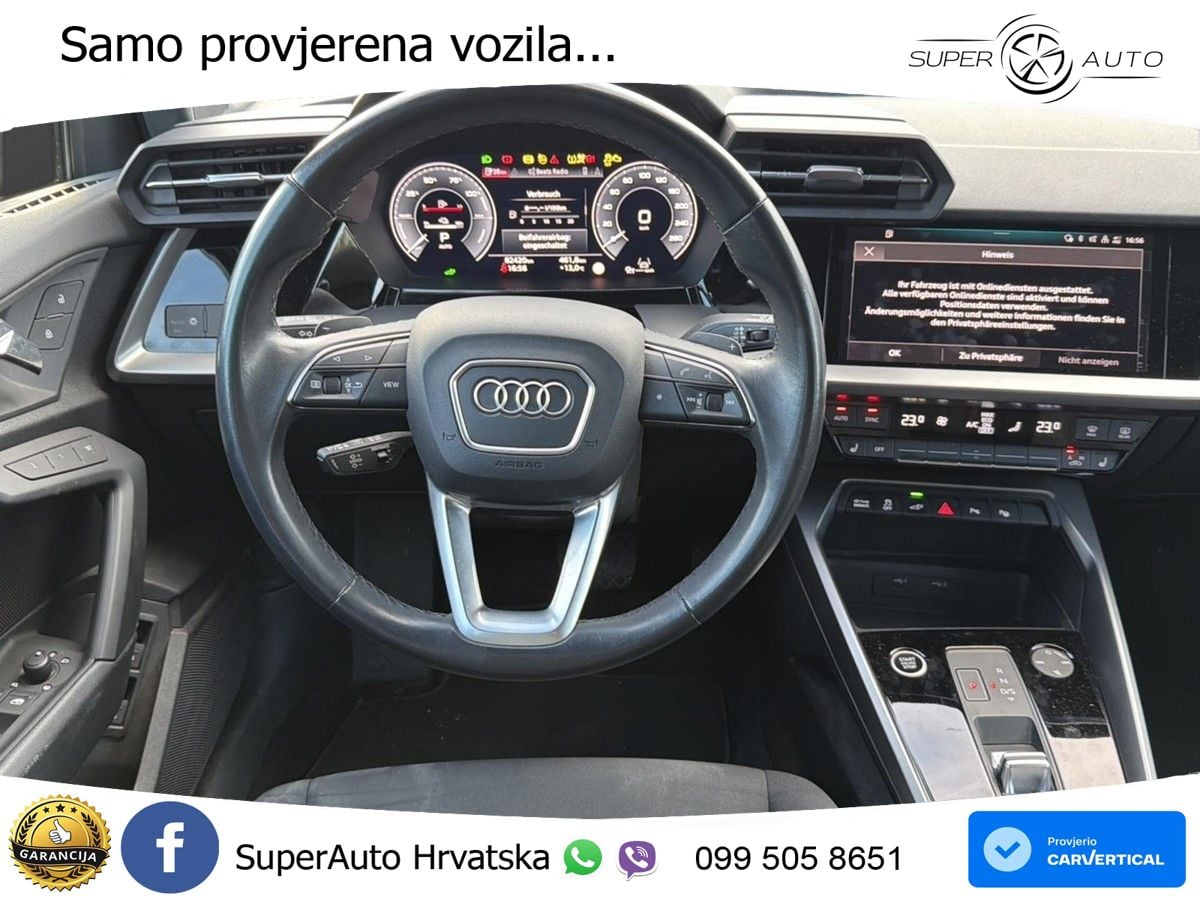 Audi A3 40 TFSIe (204 KS) S tronic advanced LED+GR SJED+ACC