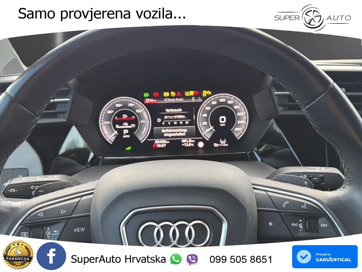 Audi A3 40 TFSIe (204 KS) S tronic advanced LED+GR SJED+ACC