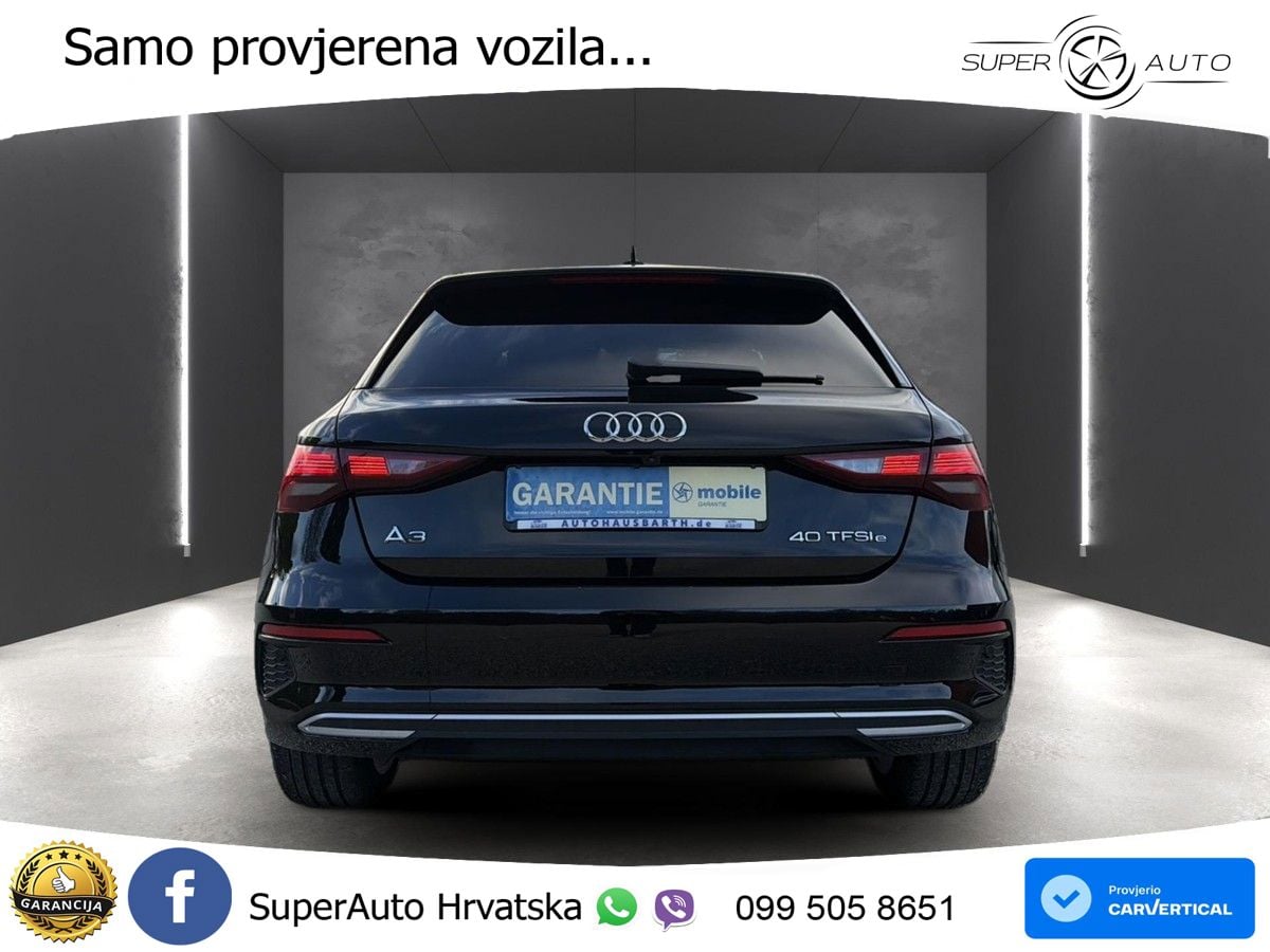 Audi A3 40 TFSIe (204 KS) S tronic advanced LED+GR SJED+ACC