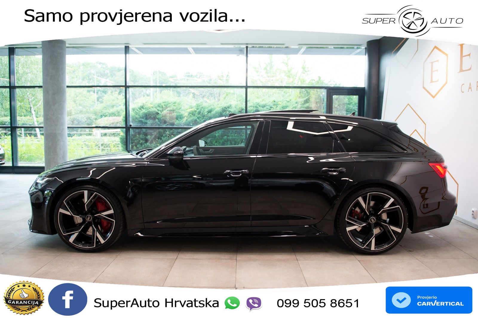 Audi RS6 Avant 4.0 TFSI V8 performance (630 KS)  quattro tiptronic LED+GR SJED+ACC