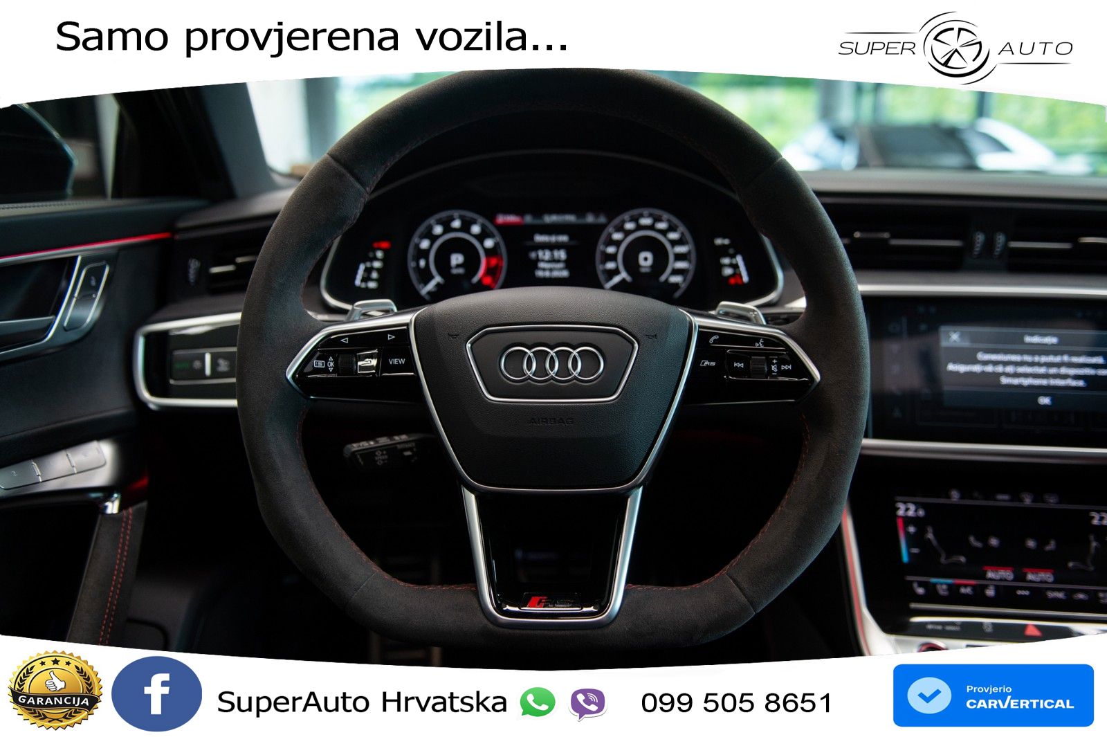 Audi RS6 Avant 4.0 TFSI V8 performance (630 KS)  quattro tiptronic LED+GR SJED+ACC