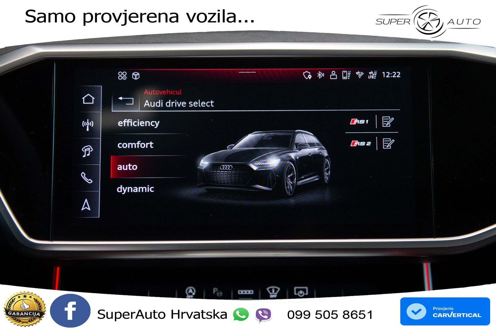 Audi RS6 Avant 4.0 TFSI V8 performance (630 KS)  quattro tiptronic LED+GR SJED+ACC