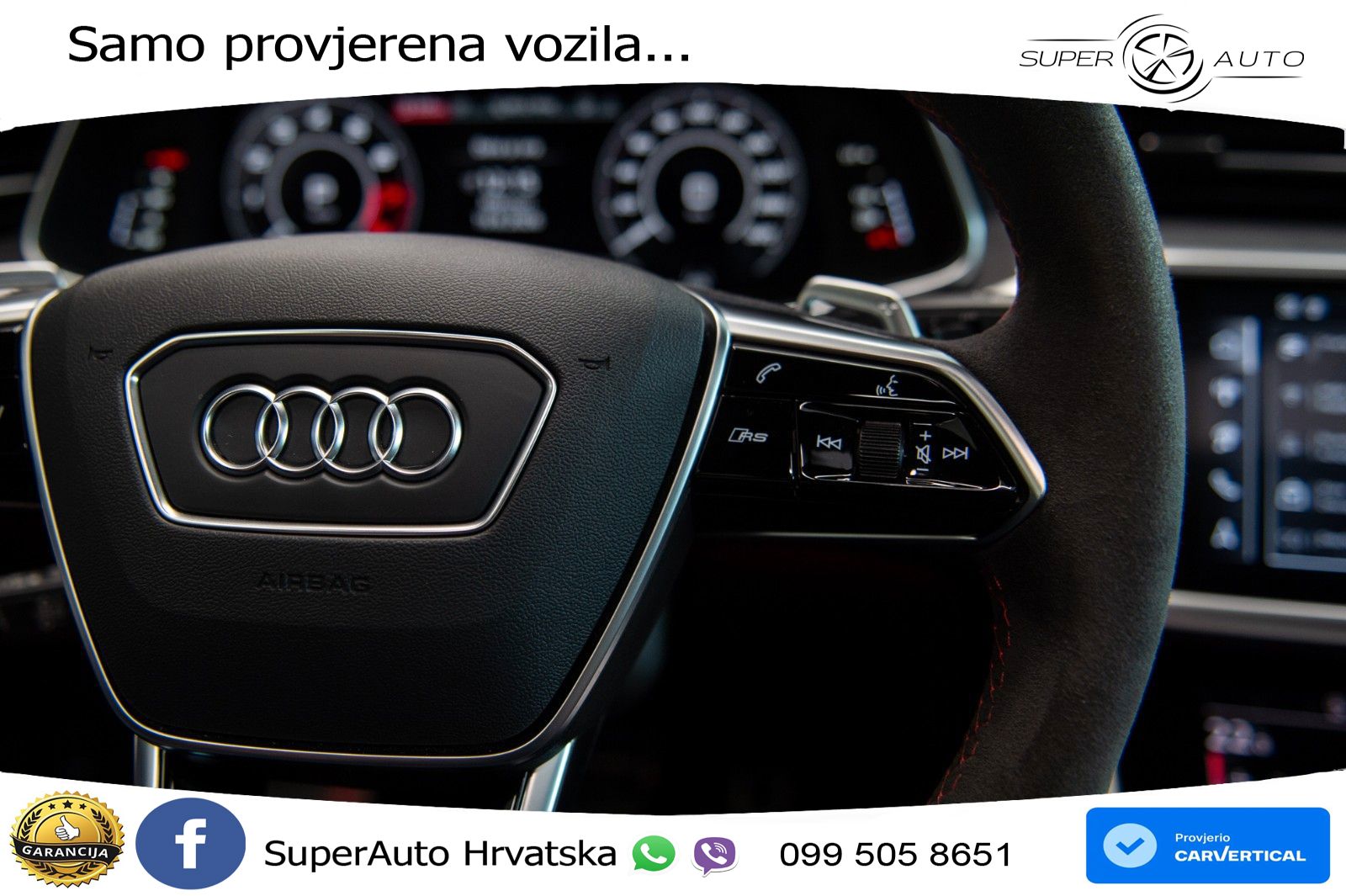 Audi RS6 Avant 4.0 TFSI V8 performance (630 KS)  quattro tiptronic LED+GR SJED+ACC