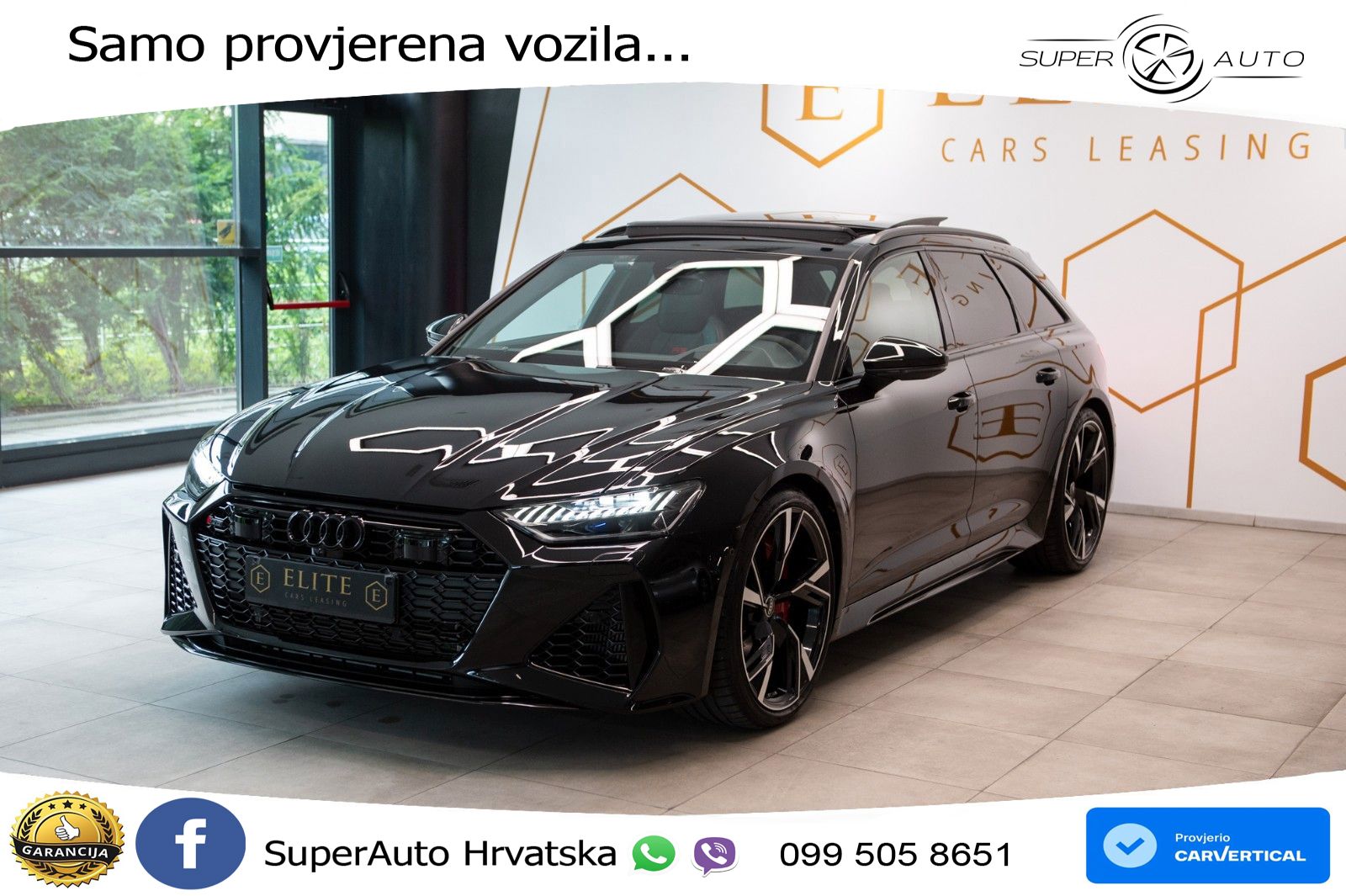 Audi RS6 Avant 4.0 TFSI V8 performance (630 KS)  quattro tiptronic LED+GR SJED+ACC