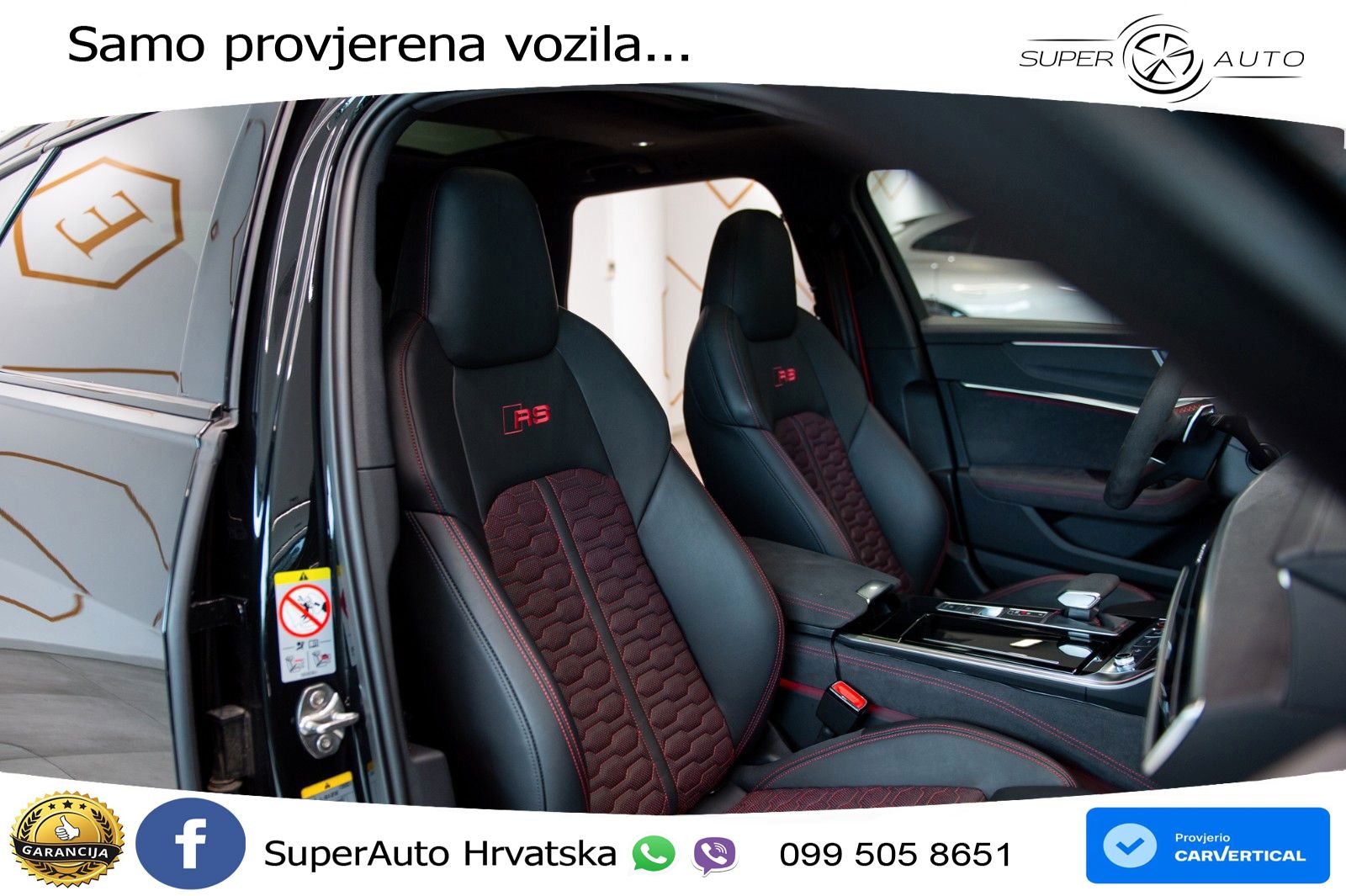 Audi RS6 Avant 4.0 TFSI V8 performance (630 KS)  quattro tiptronic LED+GR SJED+ACC