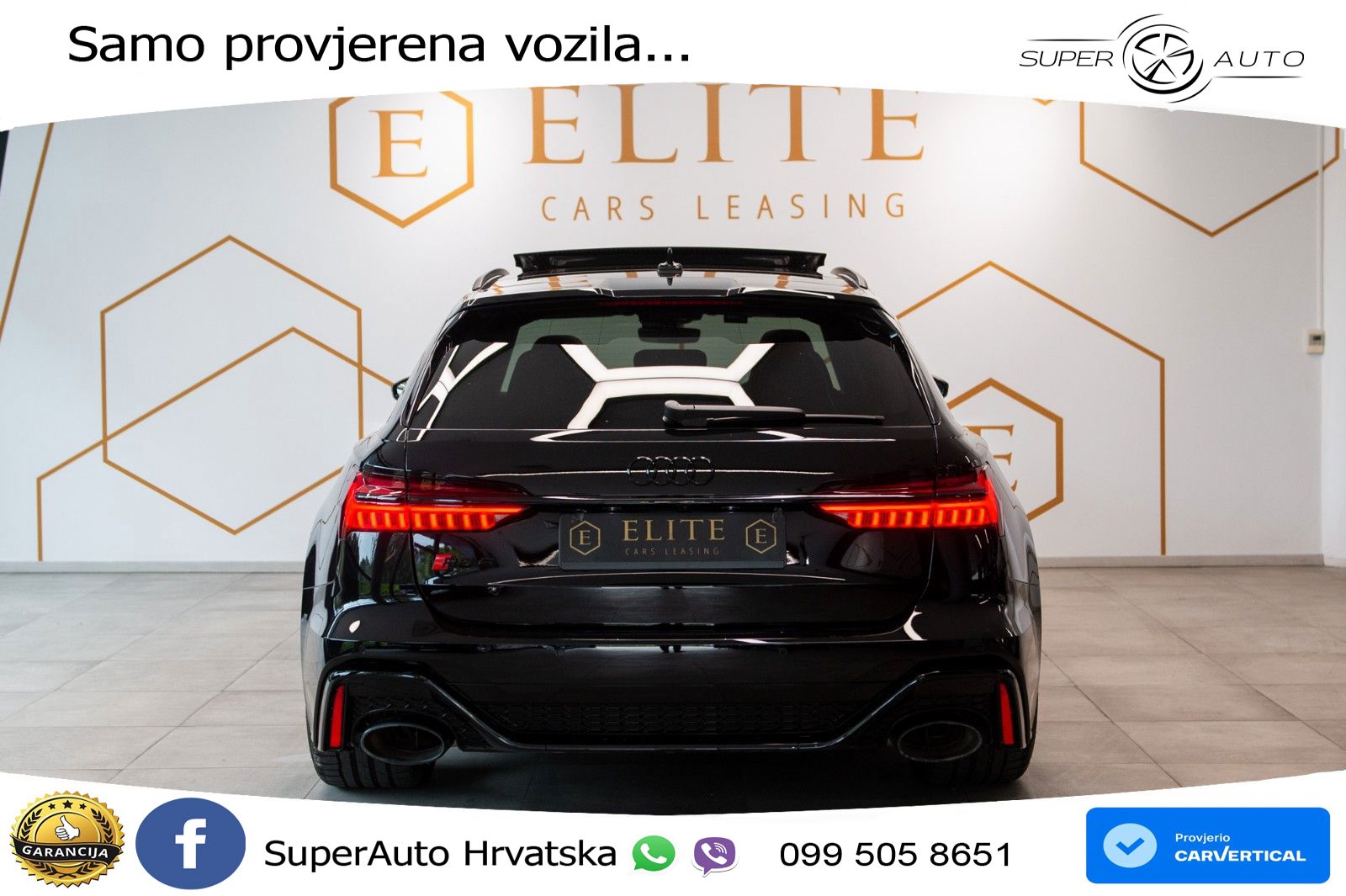 Audi RS6 Avant 4.0 TFSI V8 performance (630 KS)  quattro tiptronic LED+GR SJED+ACC