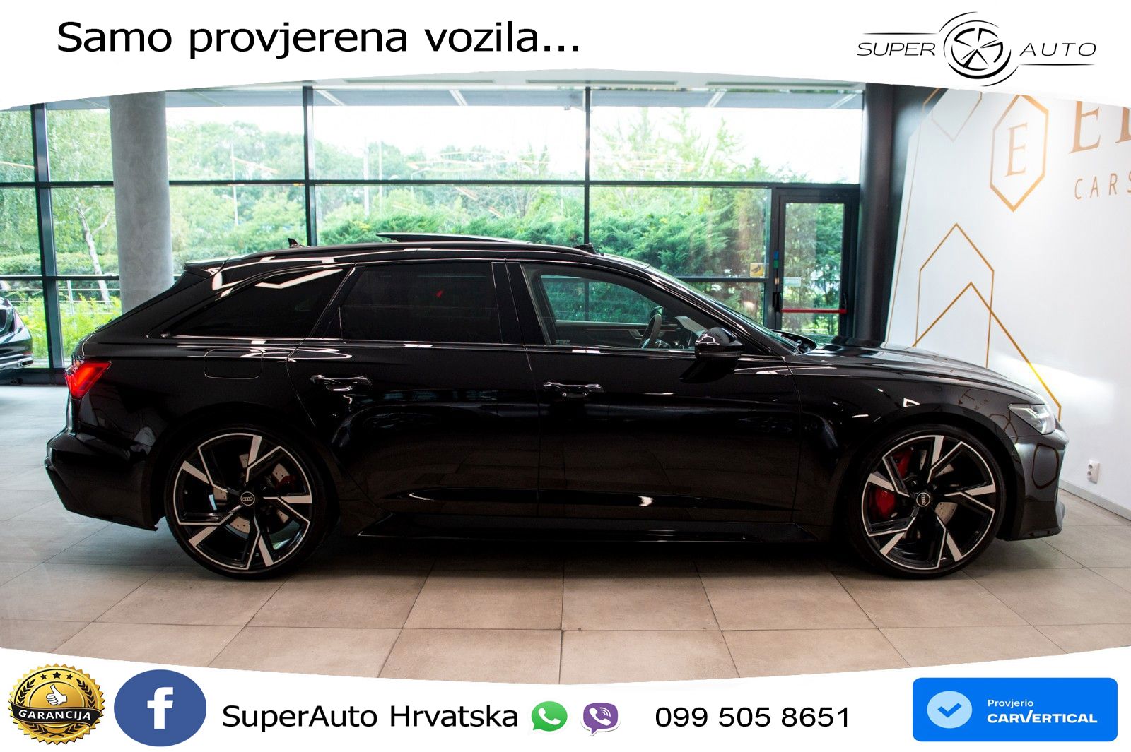 Audi RS6 Avant 4.0 TFSI V8 performance (630 KS)  quattro tiptronic LED+GR SJED+ACC