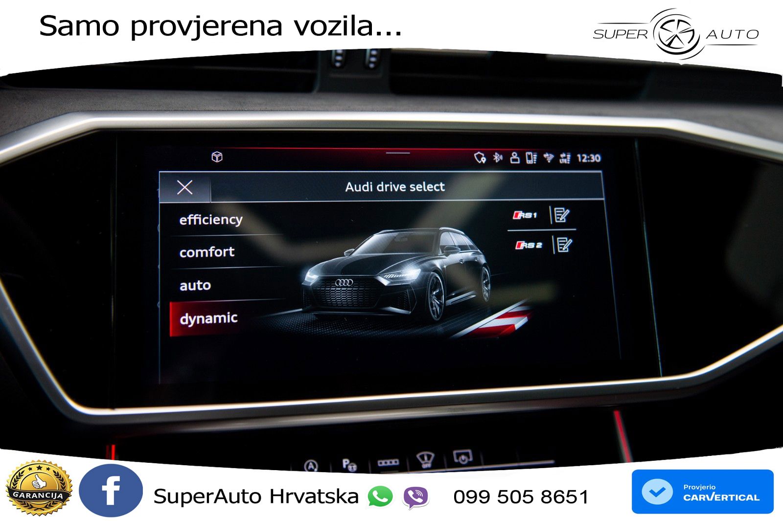 Audi RS6 Avant 4.0 TFSI V8 performance (630 KS)  quattro tiptronic LED+GR SJED+ACC