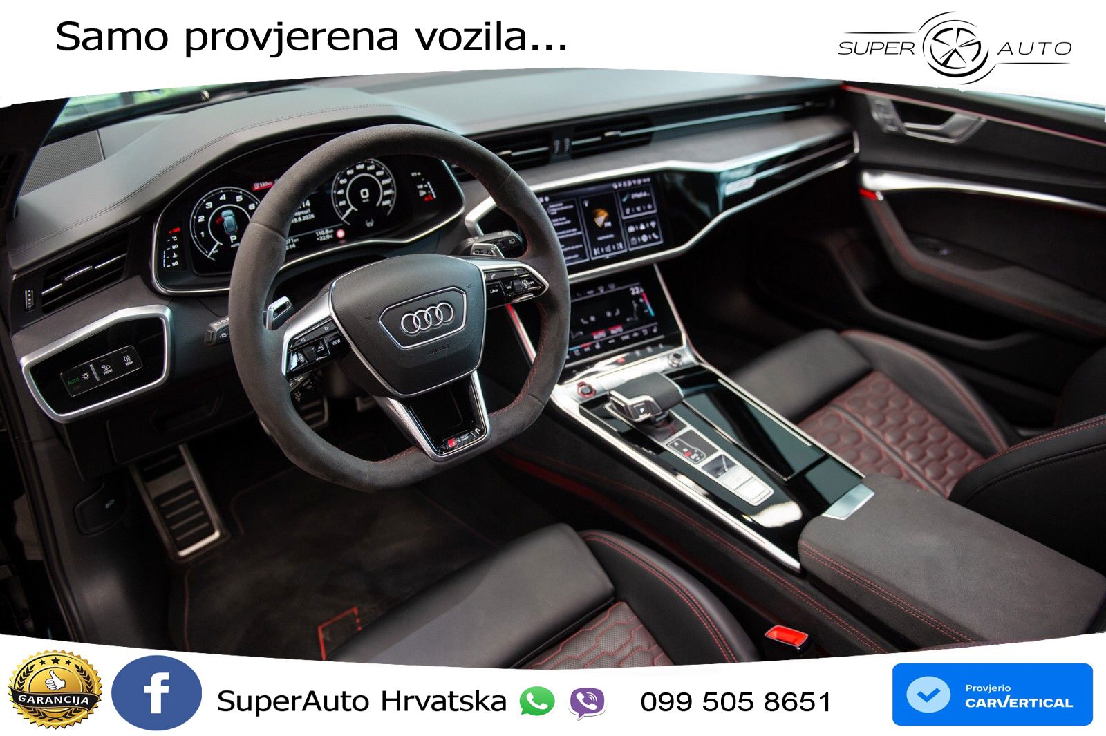 Audi RS6 Avant 4.0 TFSI V8 performance (630 KS)  quattro tiptronic LED+GR SJED+ACC