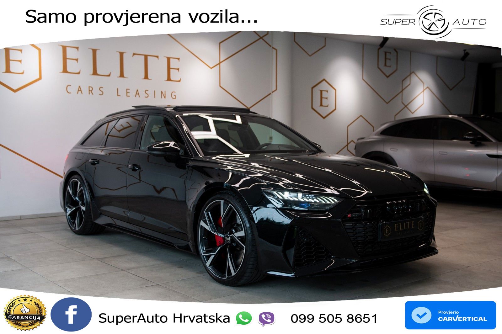 Audi RS6 Avant 4.0 TFSI V8 performance (630 KS)  quattro tiptronic LED+GR SJED+ACC