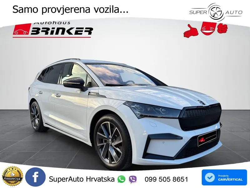 Škoda Enyaq iV 80x 82 kWh (265 KS) AWD SportLine LED+GR SJED+ACC