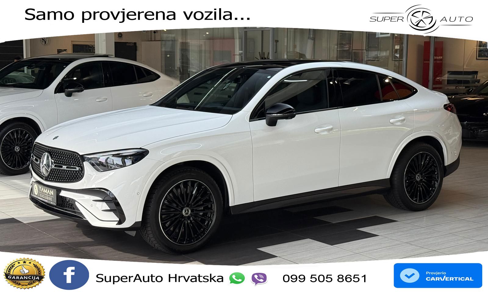 Mercedes GLC Coupe 220d (197 KS) 4MATIC 9G-TRONIC AMG ACC+HEAD+GR SJED+360+PANO