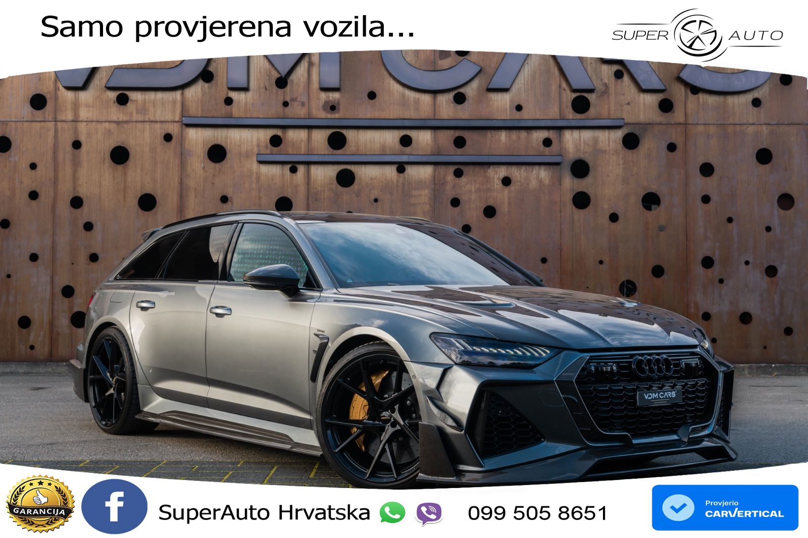 Audi RS6 Avant 4.0 TFSI V8 (600 KS) quattro Tiptronic LED+GR SJED+ACC
