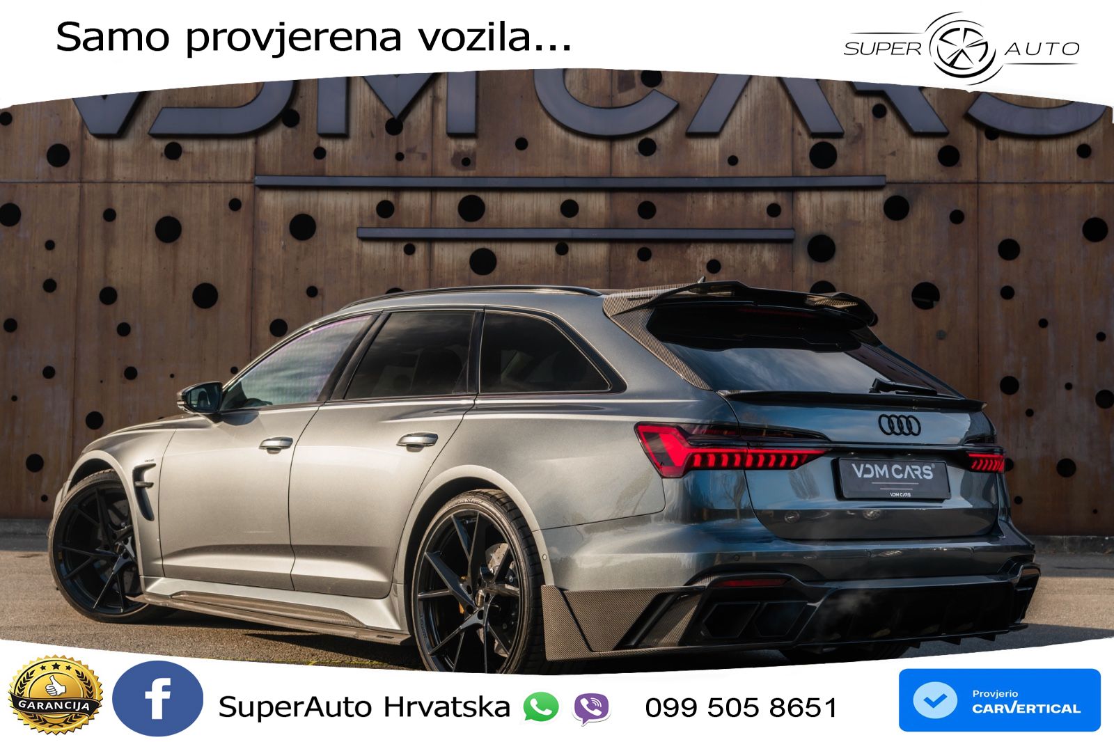 Audi RS6 Avant 4.0 TFSI V8 (600 KS) quattro Tiptronic LED+GR SJED+ACC