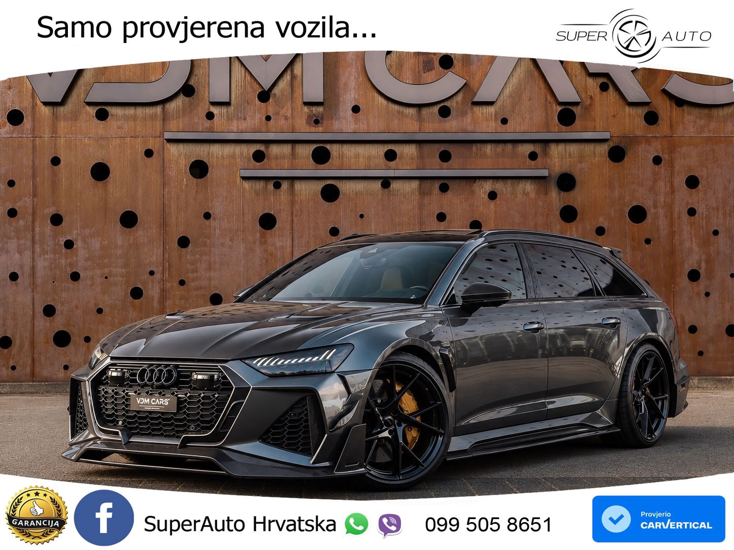 Audi RS6 Avant 4.0 TFSI V8 (600 KS) quattro Tiptronic LED+GR SJED+ACC