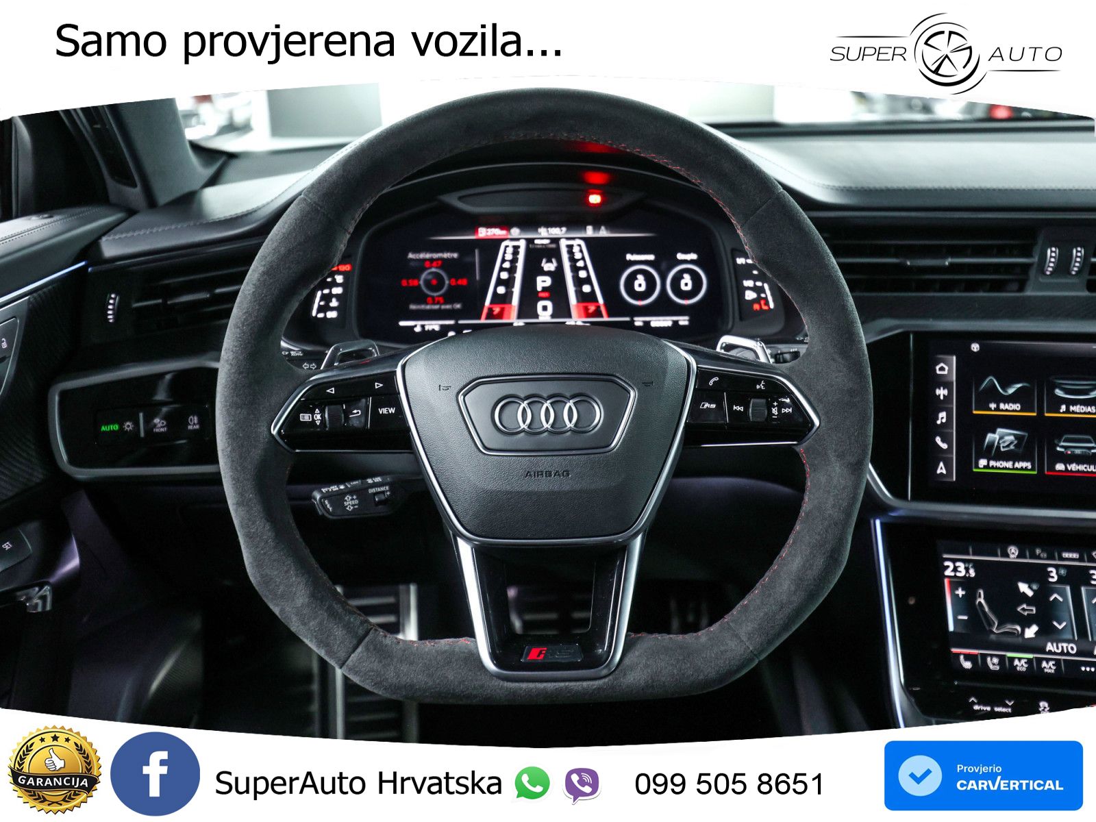 Audi RS6 Avant 4.0 TFSI V8 performance (630 KS)  quattro tiptronic LED+GR SJED+ACC