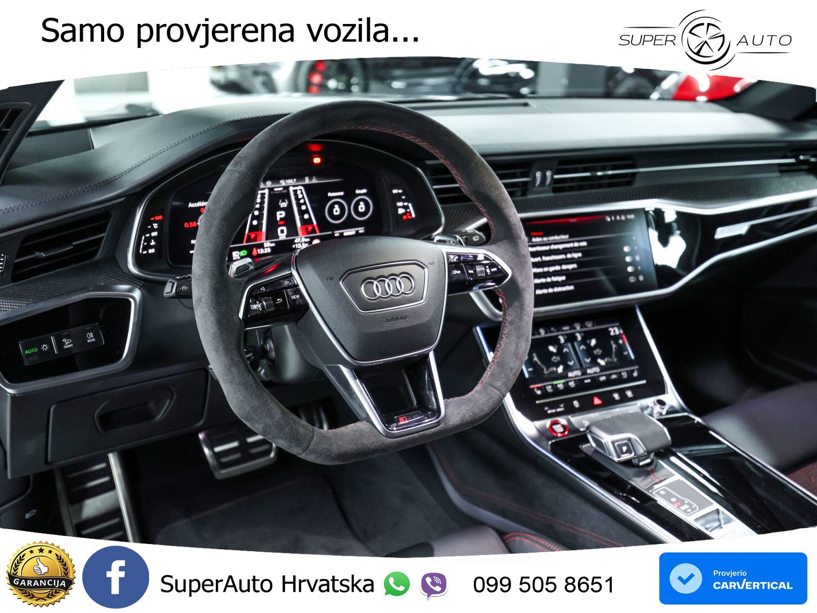 Audi RS6 Avant 4.0 TFSI V8 performance (630 KS)  quattro tiptronic LED+GR SJED+ACC
