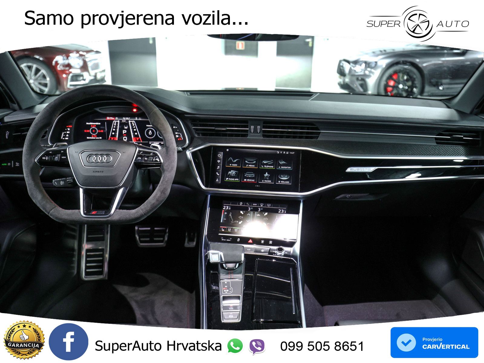 Audi RS6 Avant 4.0 TFSI V8 performance (630 KS)  quattro tiptronic LED+GR SJED+ACC