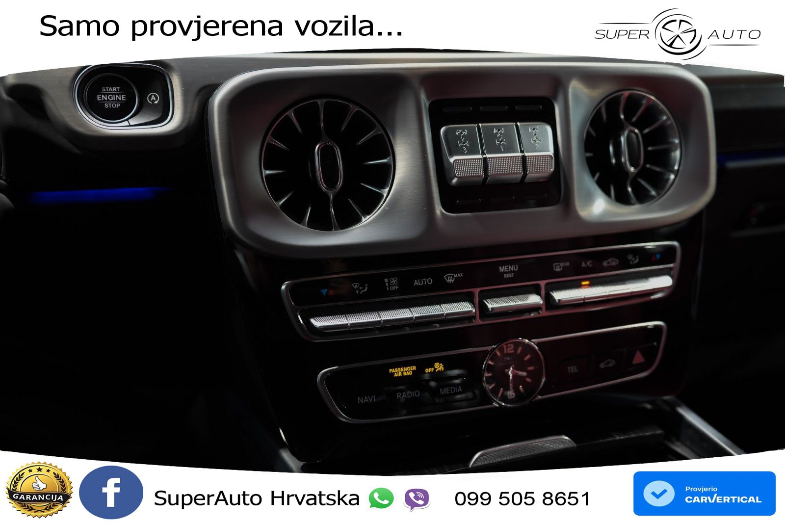 Mercedes AMG G 63 Long V8 (585 KS) 4MATIC 9G-TRONIC AMG SPEEDSHIFT TCT Superior LED+GR SJED+ACC